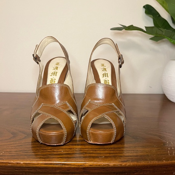 L.A.M.B. Slingback High Heels - Picture 2 of 11